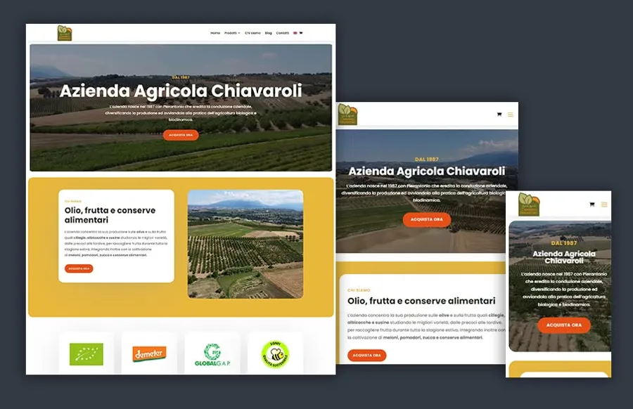 Anteprima del sito Azienda Agricola Chiavaroli