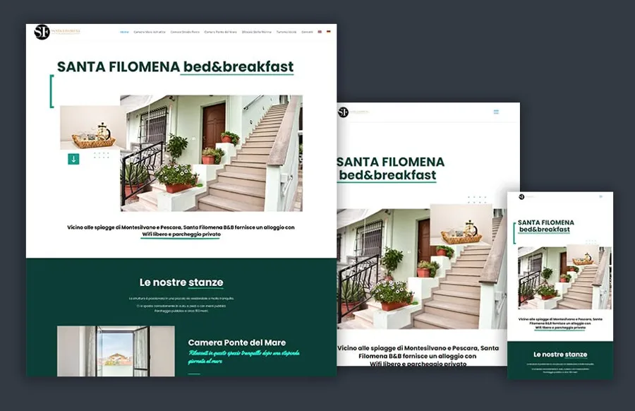 Anteprima del sito B&B Santa Filomena